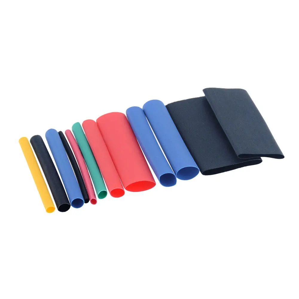 750PCS 2:1 Heat Shrink Tubing Thermoresistant Tube Insulation Sleeving Polyolefin Shrink Wrapping Assorted Box Kit