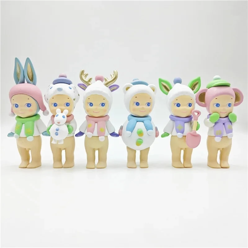 New Sonny Angel Blind Box Winter Wonderland Series Mini Anime Figures Ornaments Dolls Fans Children Christmas Birthday Gift Toy