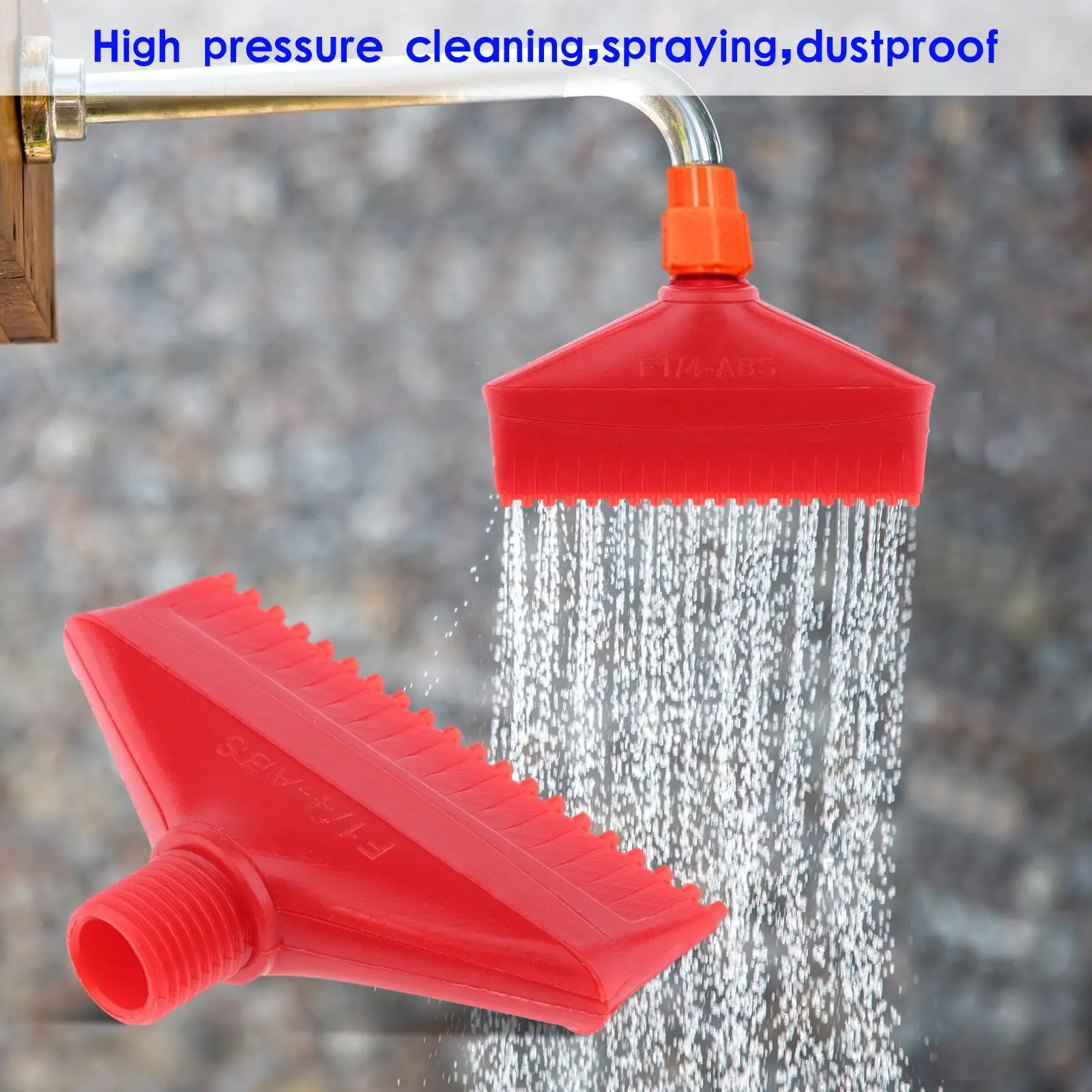 Plastic Air Jet Nozzle 1 4 BSPT Wind Jet Spray Head Flat Fan for Conveyor Drying Cooling Cleaning