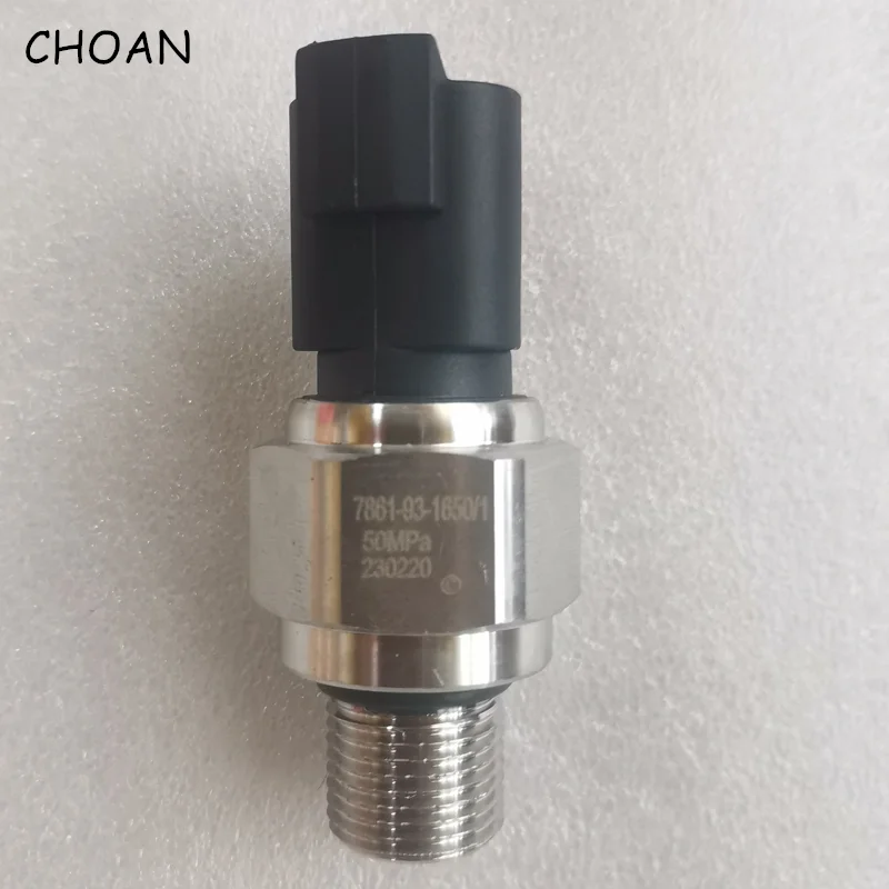 7861-93-1651 50MPa 7861-93-1650 High Pressure Sensor for Komatsu PC200-7 PC220-7 PC300-7 PC360-7 PC400-7 Excavator Repair Parts