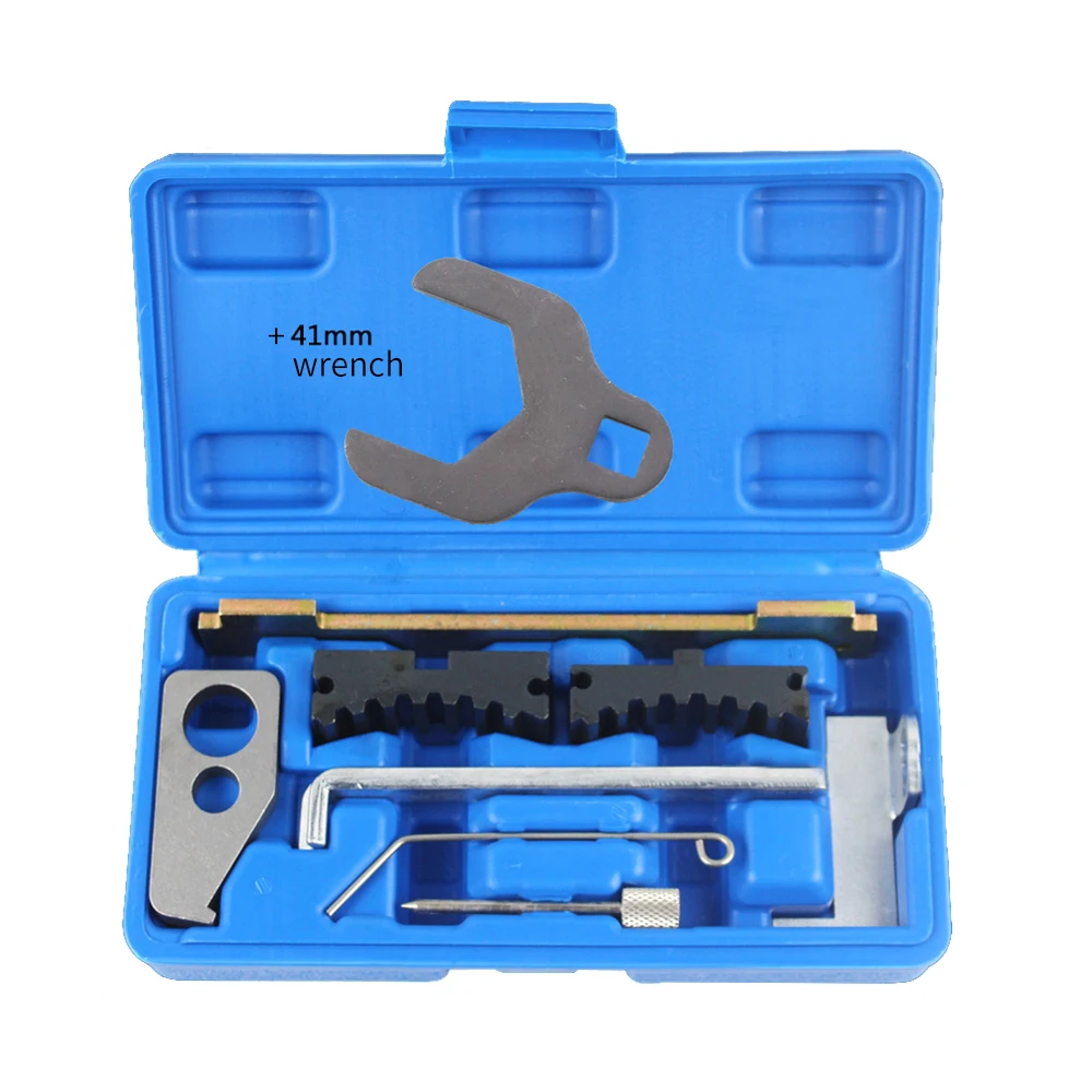 9pc Engine Camshaft Tensioning Locking Alignment Timing Tool Kit for Chevrolet Alfa Romeo 16 V1.6 1.8 Auto Repair Tool