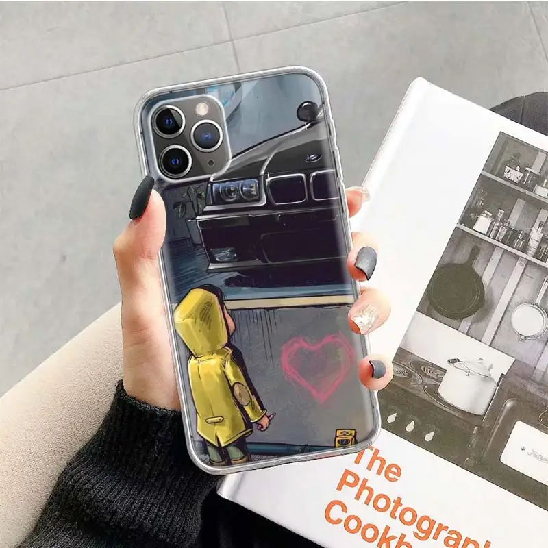 Boy Girl See Sports Car Jdm Drift Phone Case For Apple iPhone 17 Air 16 15 Plus 14 + 13 Mini 12 11 Pro Max 7 8 SE 16Max Soft She