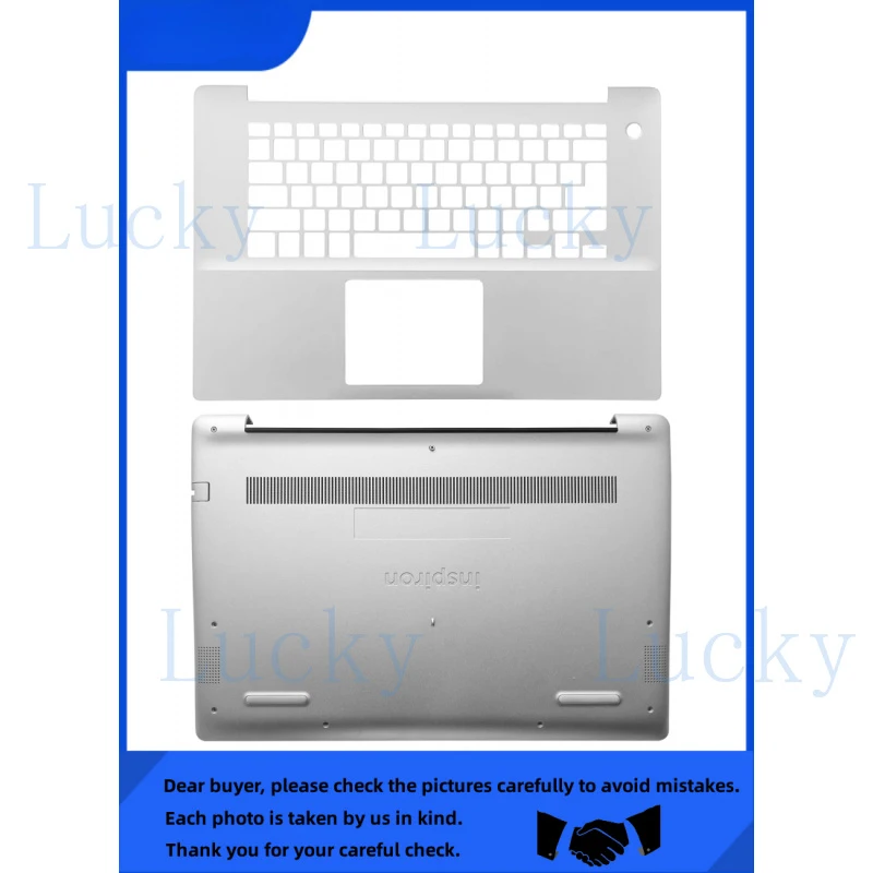 

f New For Dell Inspiron 5580 5585 5588 Upper Case Palmrest Cover /Bottom Base
