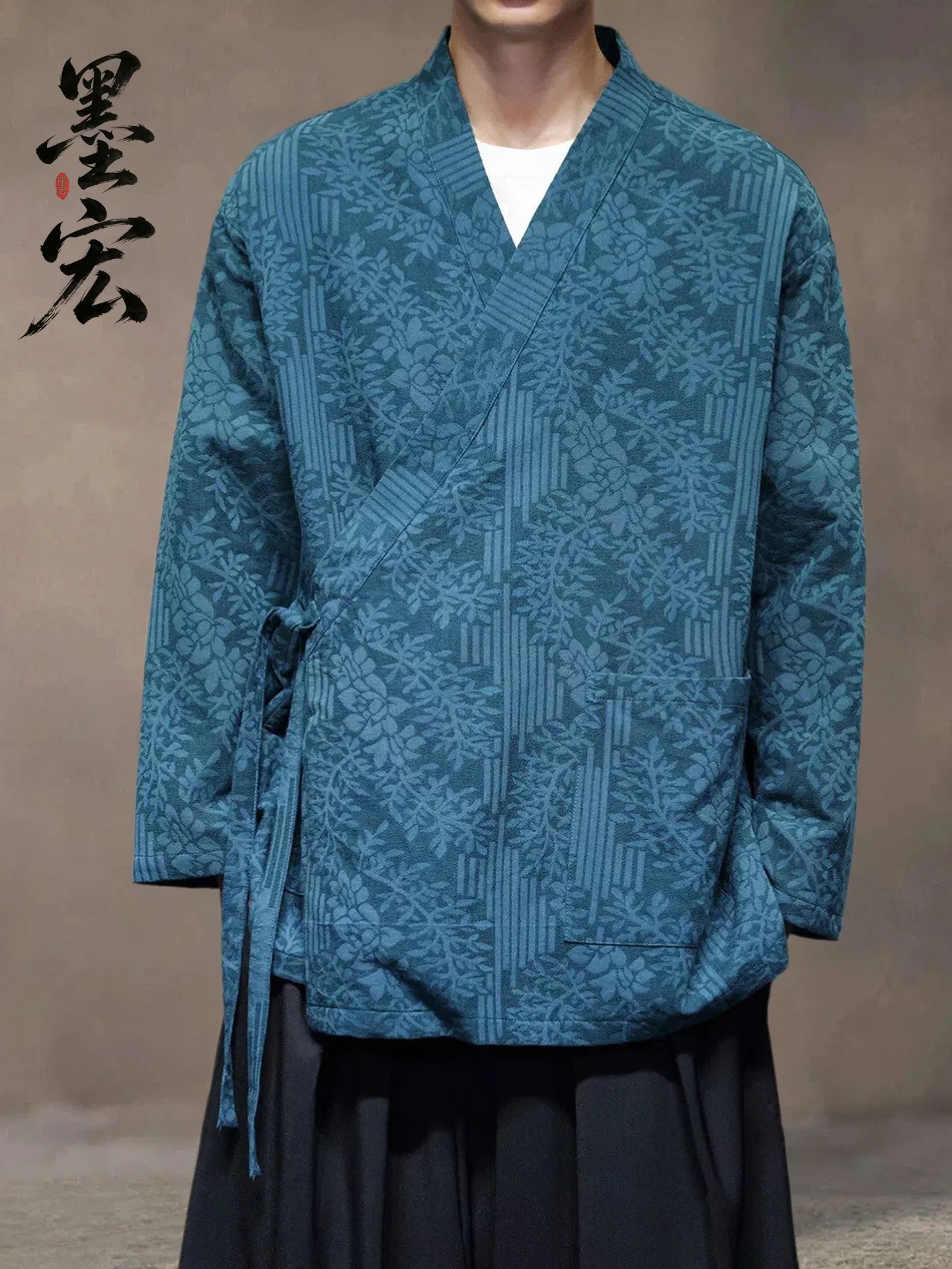 nouvelle-veste-ample-a-manches-longues-de-style-chinois-pour-hommes-vetement-d'exterieur-de-style-national-chemise-brodee-de-motifs-floraux-dao-pao-boutonnee-sur-les-cotes