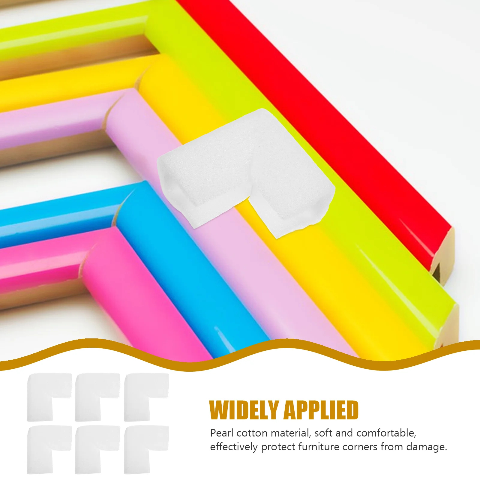 12 pièces protecteurs d'angle emballage bord gardes pour cadre Photo photo peinture expédition Protection mobile Epe