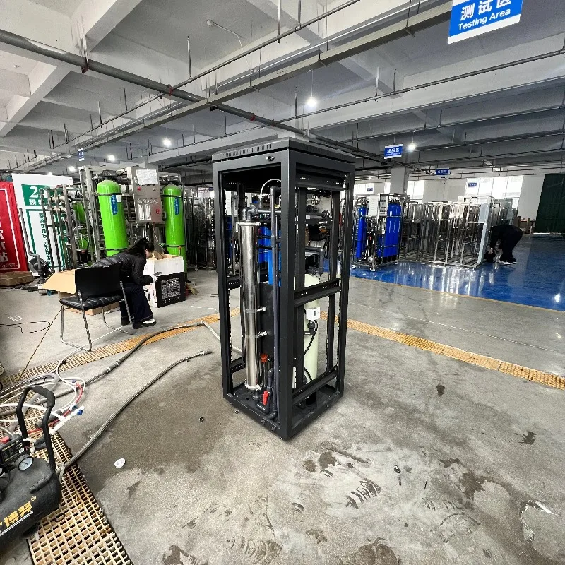 Commercial Automatic Deionisation Water Treatment Equipment Industrial RO Water Purifier System with PLC Pump for Water Storage