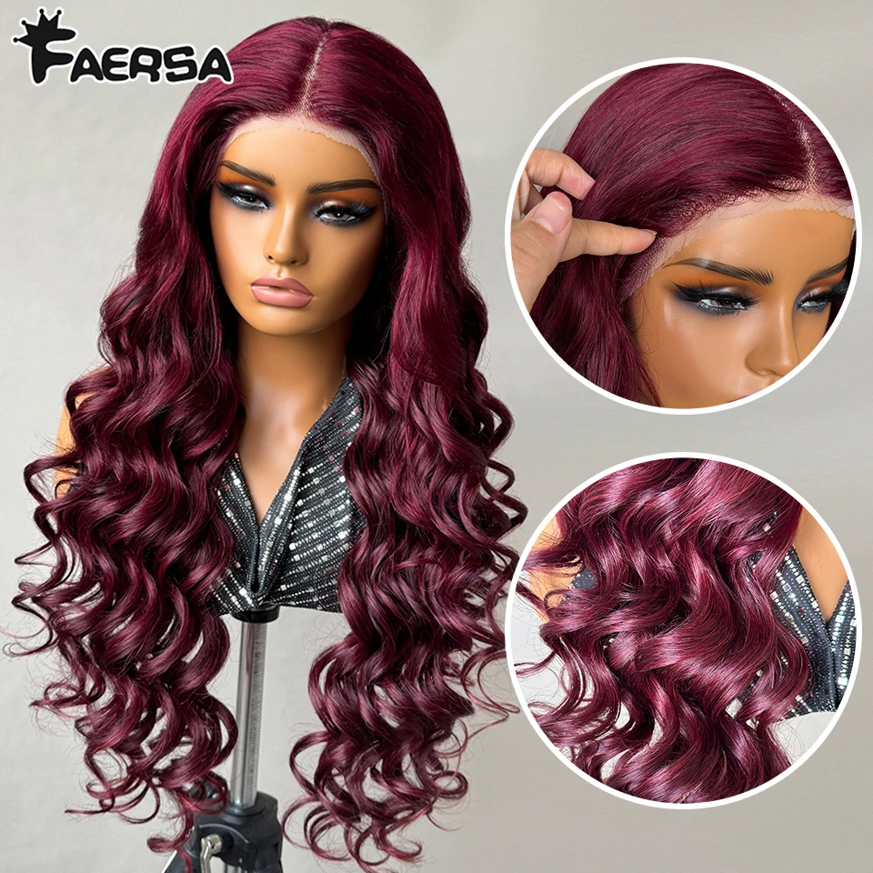 

28-дюймовый парик с ручной проработкой, синтетический, с Т-образной кружевной передней частью, свободные глубокие волны, предварительно сформированный, омбре с медными акцентами, 100% ручная работа