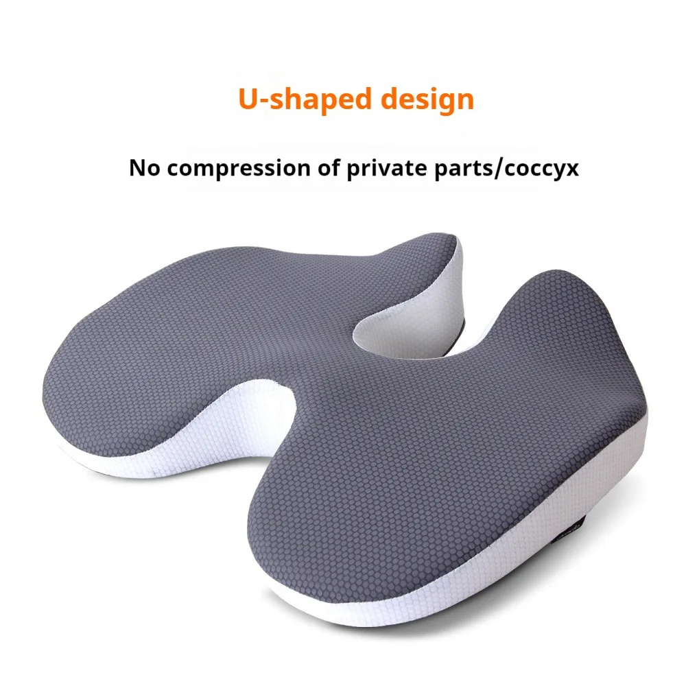 New Cushion Non Slip Orthopedic Memory Foam Prostate Cushion for Tailbone Sciaticaback Pain Relief Comfort Chair Car Seat