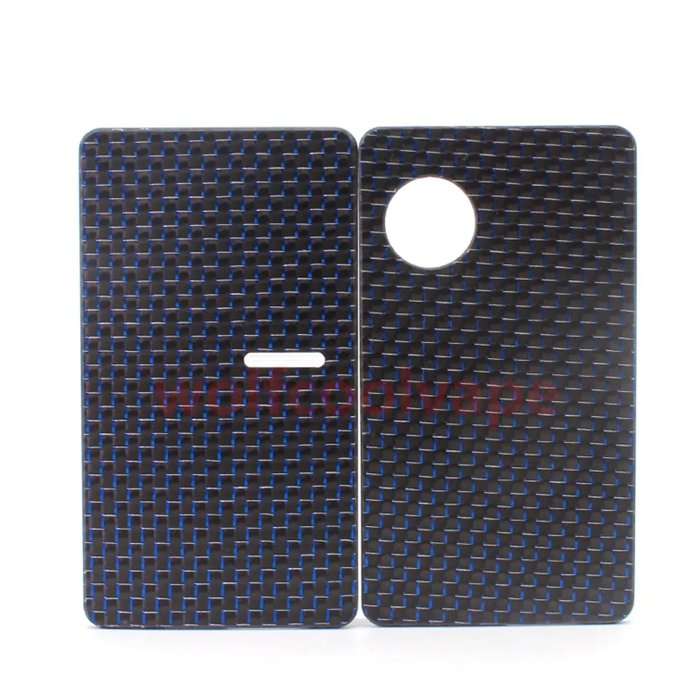 Round Replacement Front + Back Cover Panel Plate for dotMod dotAIO V2 Pod Carbon Fiber