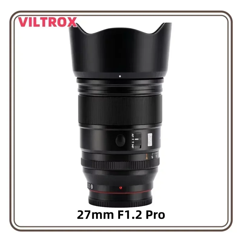 Viltrox 27 مللي متر F1.2 Pro AF APS-C زاوية واسعة التركيز التلقائي عدسة الكاميرا لنيكون Z Z30 Z50 سوني E ZVE10 Fujifilm XF XT30 XS20 27 1.2