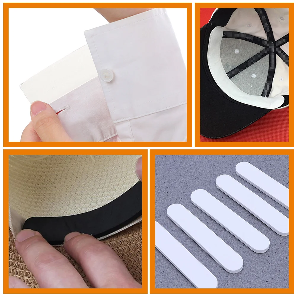 30 Pcs Hat Stickers Ball Caps Absorbent Liner Hats Reducing Tape Size Reducer for Tighten up