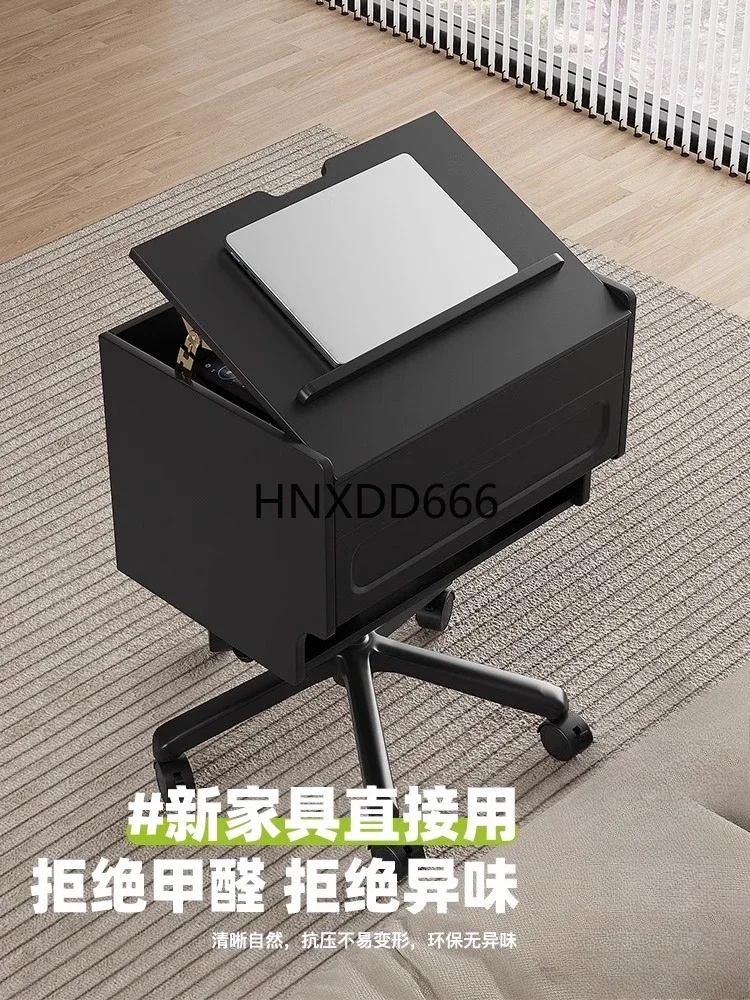 Mobile Lifting Cabinet Living Room Bedroom Multifunctional Rotary Cart