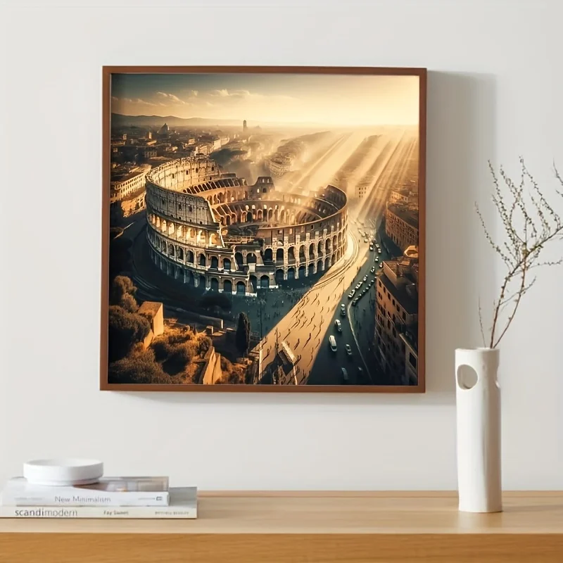

500/1024PCS Jigsaw Puzzles The Ancient Colosseum Puzzle Modern Home Decor Suitable for Beginners Leisure and Entertainment