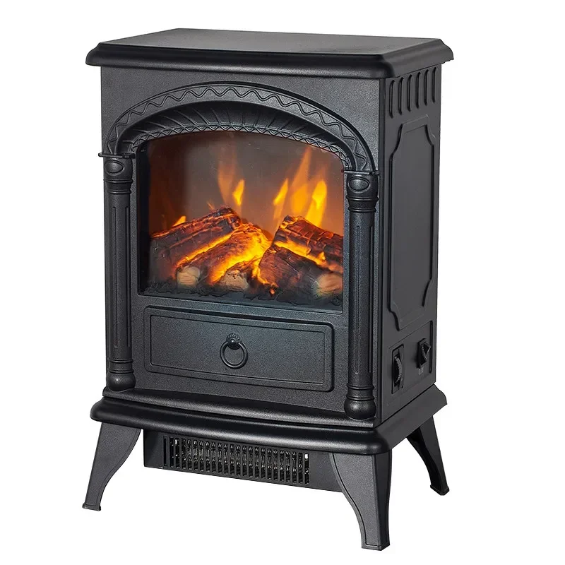 YAO TAO European 3D simulation flame mobile electronic electric fireplace heater home living room decoration