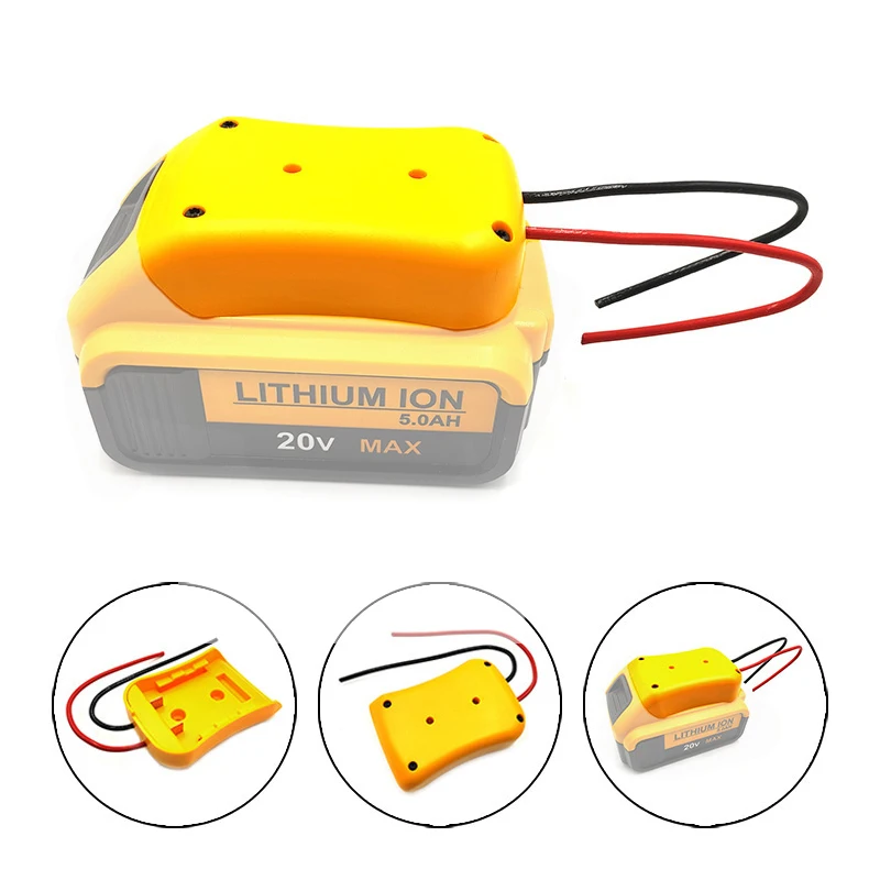 Lithium Battery Adapter Converter for Makita for Dewalt for Milwaukee 14.4V 18V 20V Li-Ion Battery DIY Power Wheels Tool for M18