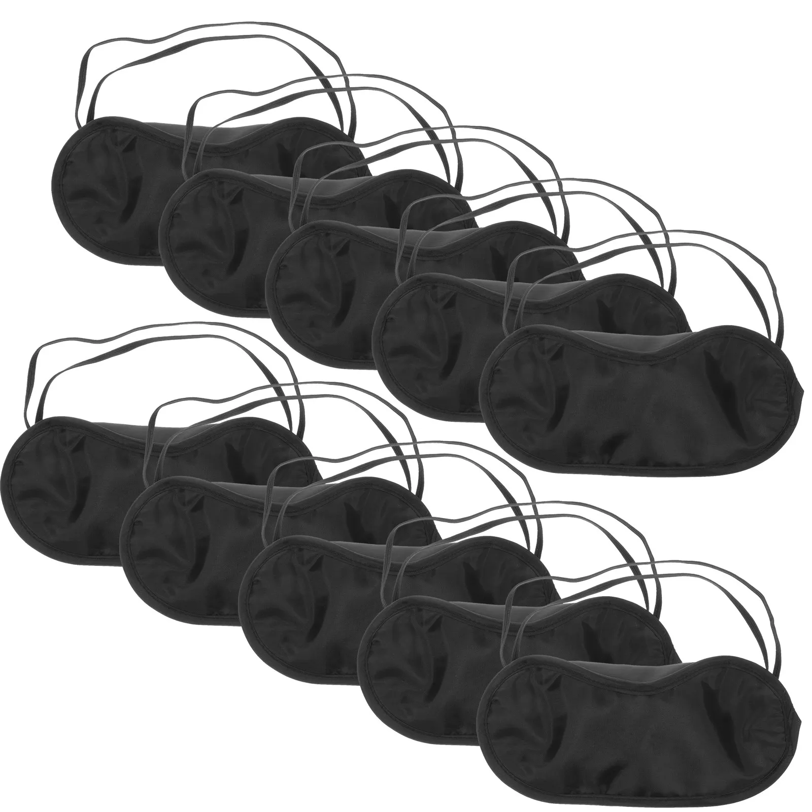 

10Pcs Sleep Eye Cover Premium Lightweight Breathable Comfortable Blindfolds for Travel Relaxation Blocking Light Eye Mask