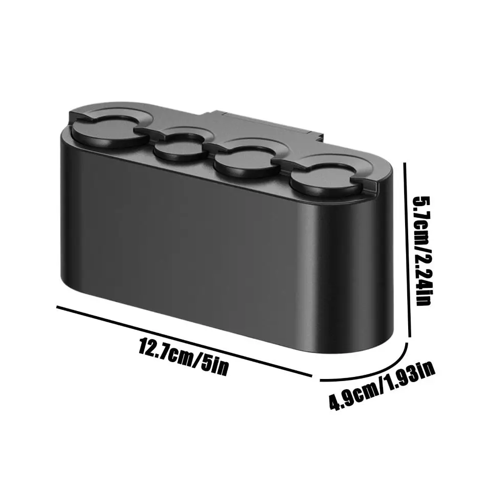 Removable Creative Four Coin Change Storage Clip Position Coin Creative Large Capacity Box Organiser Money USD Euro Dispenser