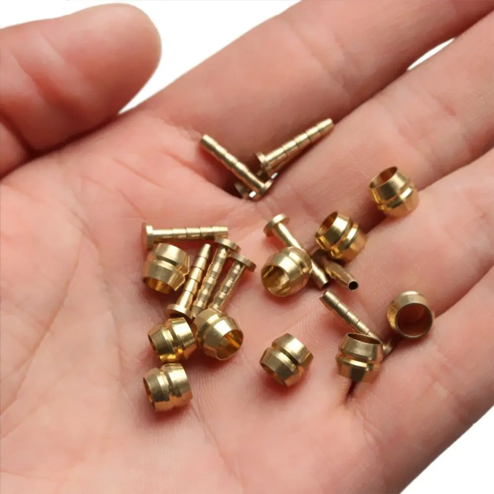 10 مجموعات عالية الجودة دراجة الملحقات الأصلي الصحن الهيدروليكي الفرامل الزيتون إبرة كم موصل إدراج أنبوبة زيتية خرطوم