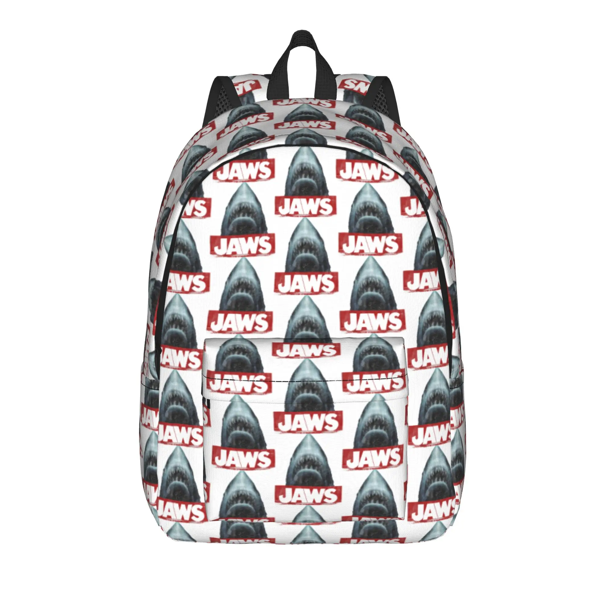 Jaws Boxed Logo Backpack  Hiking Backpacks Girl Designer Big School Bags Funny Rucksack