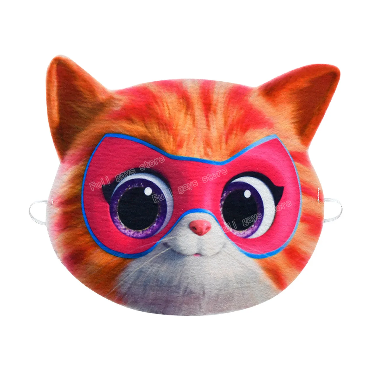 Cosplay Anime SuperKitties Mask Kids Birthday Party Toy Mardi Gras Cute Felts Face Masks Festive Supplies Baby Shower Gifts