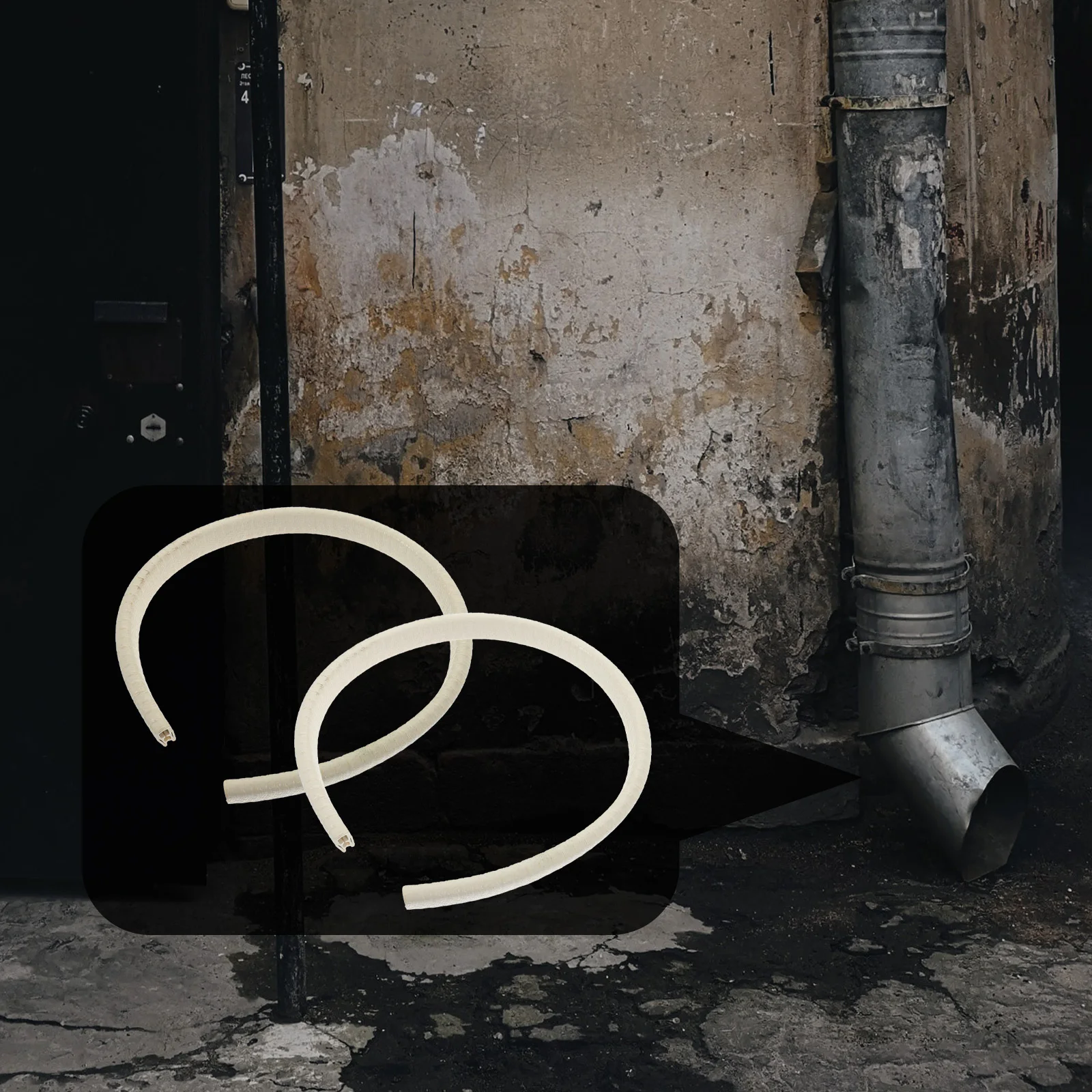 

2Pcs Downspout Safety Caps Rubber Gutter Downspout Guard Waterproof Safety Cover for Kids Gutter Cover