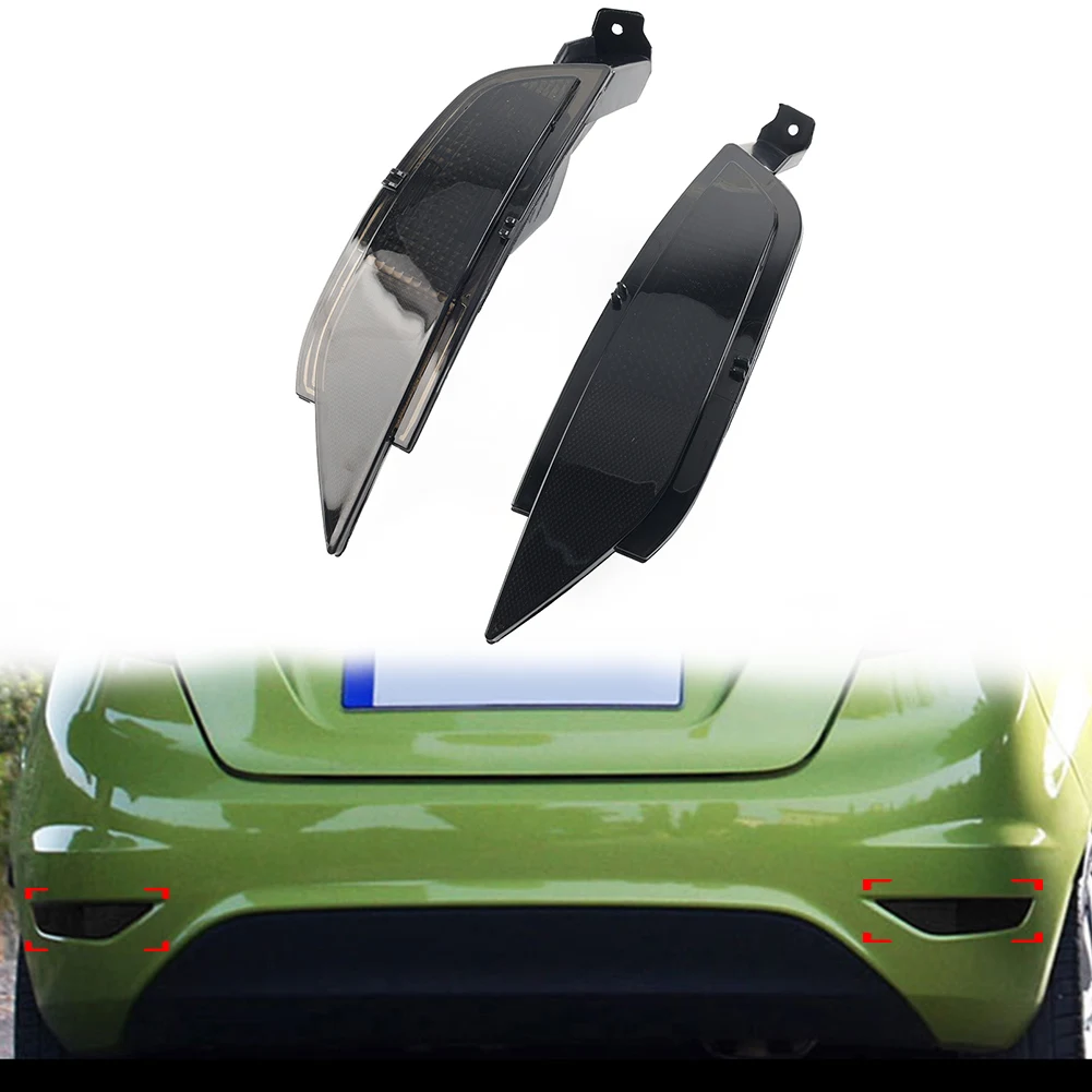 2x Car Rear Bumper Reflector Tail Light Bars Brake Parking Warning For Ford Fiesta MK6 MK7 C-Max II Grand C Max 8A6115K273AC