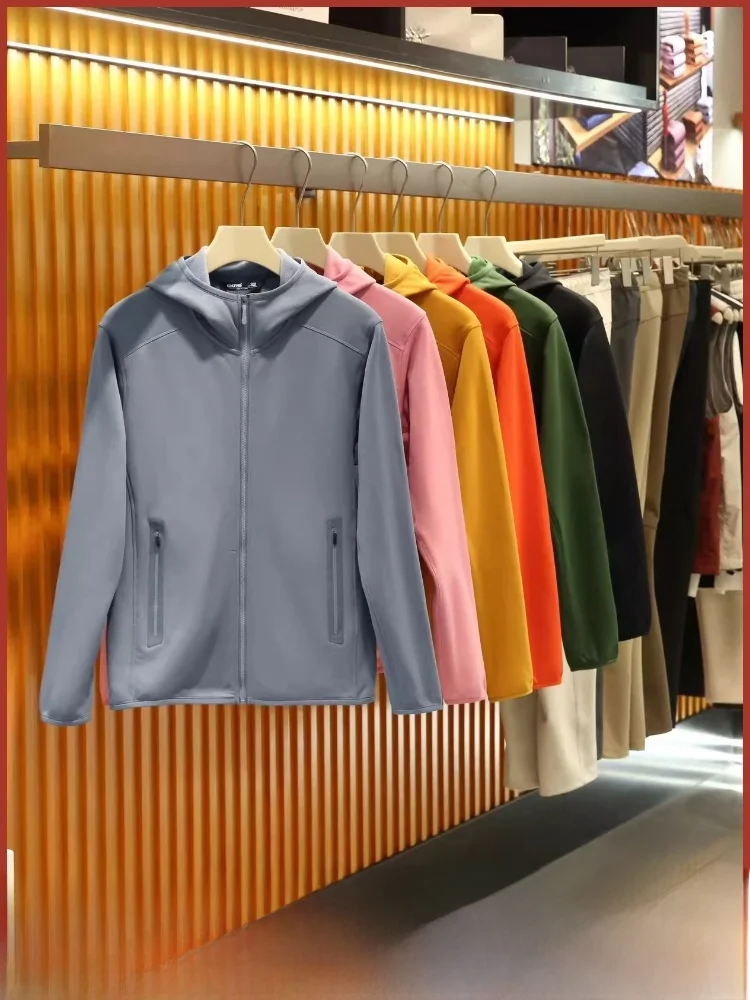 

Fce Jaet с капюшоном, уличный теплый, функциональный, весна, осень, зима, Новое поступление, полиэстер, нейлон, спандекс, застежка-молния...