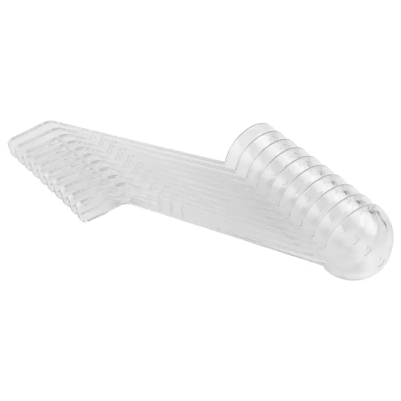 ABZC-10 Pieces 7.8Inch 1Oz Clear Small Ladle Mini Ladle For Sauce Long Handle Plastic Punch Bowl Ladle Serving Spoons About 20Cm