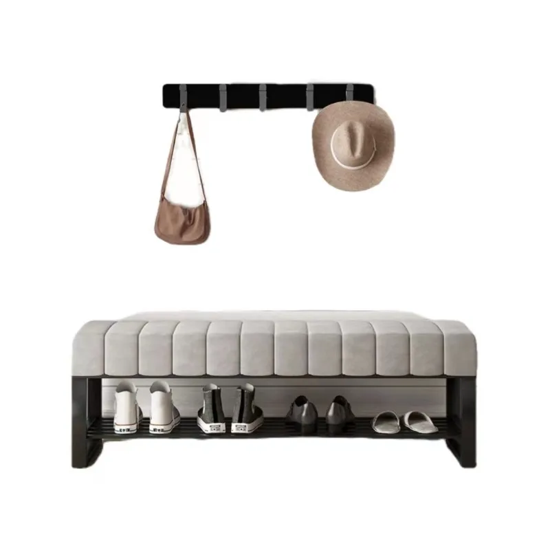 

Light luxury shoe changing stool