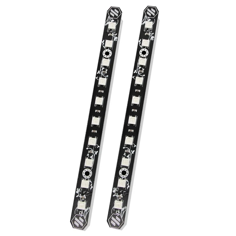 

A69F-2Pcs 3D Printer Daylight PCB Kit 5V RGB LED Bar Daylight on a Stick for Voron 0.1/0.2 Micrometre Lamp Bar 158mm