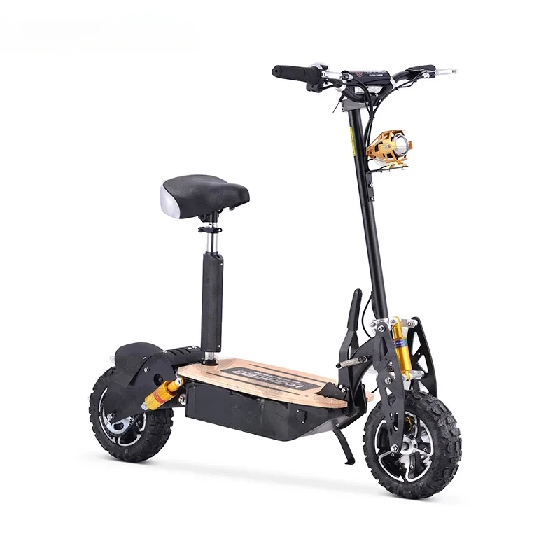 Off Road Electric Scooter 12inch 2 Wheels 48v 12ah Battery 1000W Motor Range of 50km Load Bearing 150kg for Adults