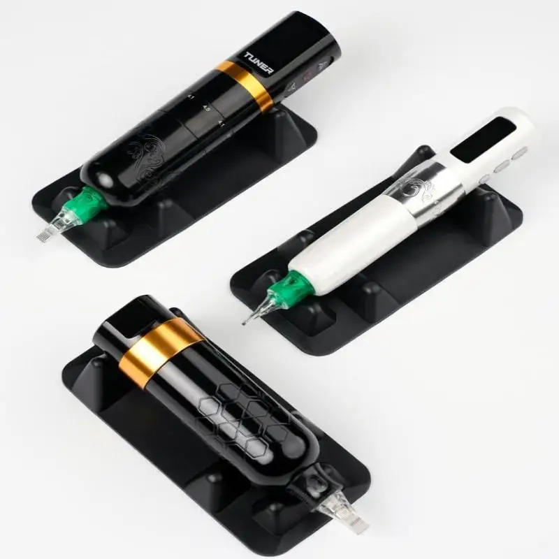 5pcs Tattoo Pen Holder Stand Silicone Tattoo Machine Display Stand, Universal Holder for Wireless Pen & Coil Tattoo Guns