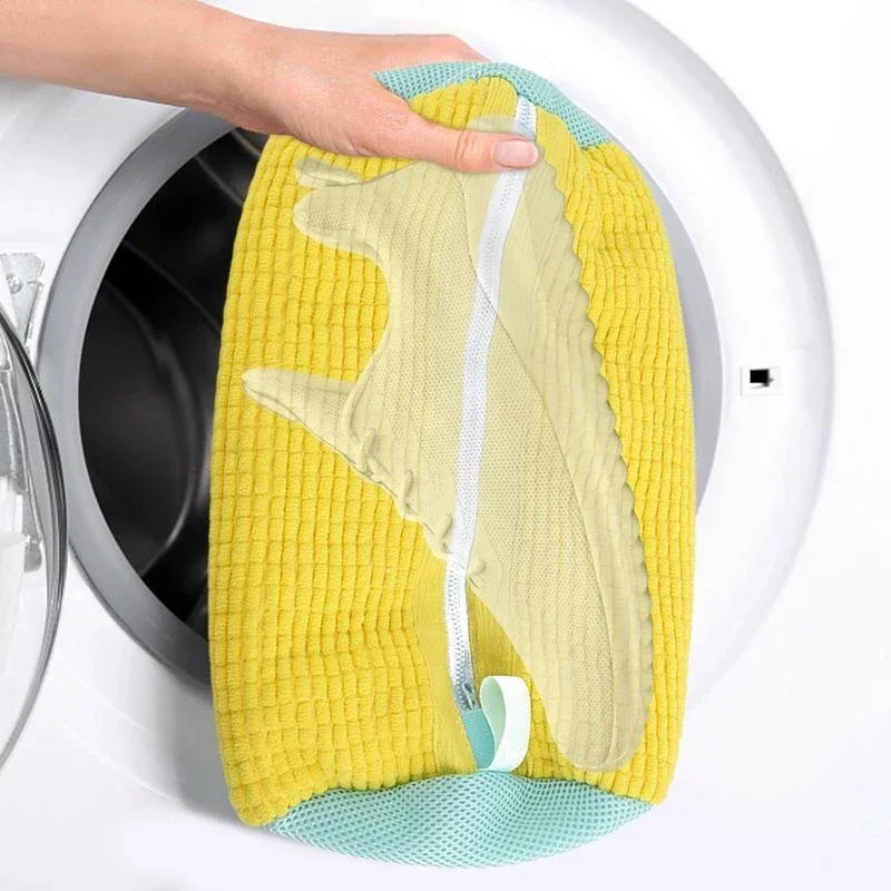 2024 New Washing Machine Shoe Bag Travel Shoe Storage Bag Portable Mesh Laundry Bag Anti deformation Protective Clothing Home