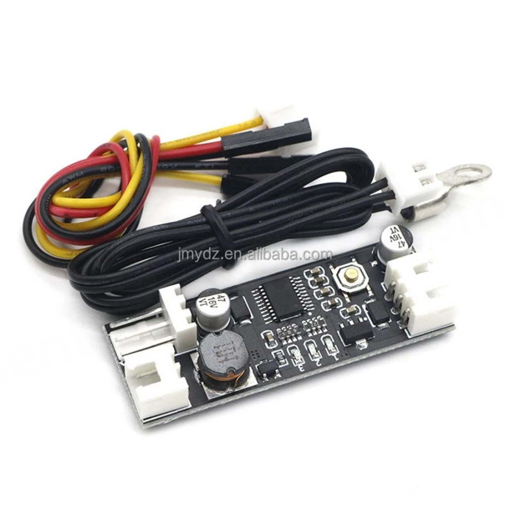 Single Channel 12V DC PWM 2-3 Wire Computer Fan Temperature Controller Chassis Noise Reduction Module