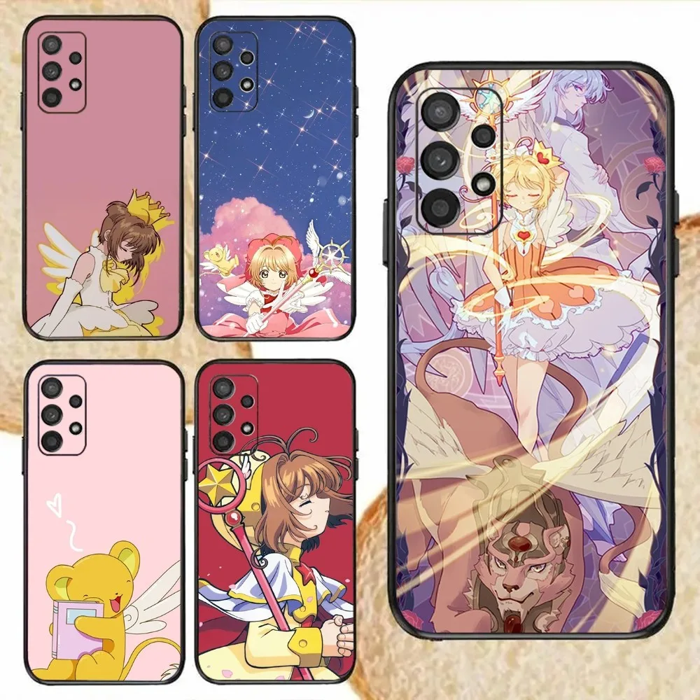 Cartoon Card Captor Sakura Anime Phone Case For Samsung Galaxy S24,S20,S21,S22,S23,Fe,Lite,Plus,Ultra,Note Shell