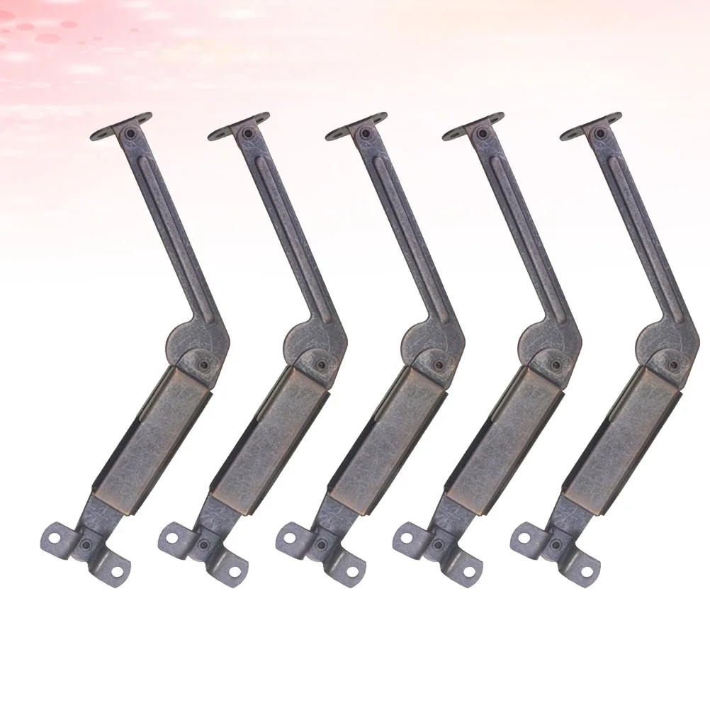 

5pcs Spring Long Arm Practical Safety Spring Support for Cabinet Wood Box ( Copper, 5pcs/Pack)