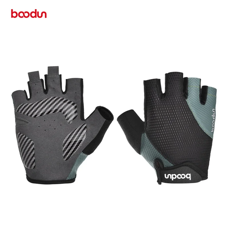 

New Year Cycling 1408 4D Silicone Shock-Absorbing Half-Finger and Breathable Bicycle Riding Gloves