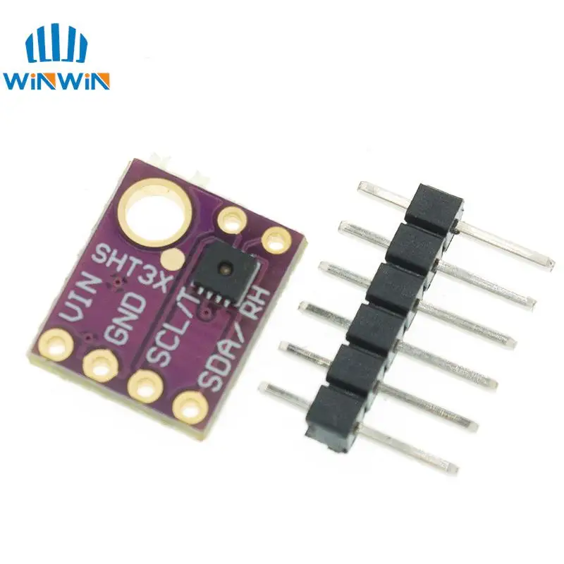 SHT31, модуль датчика температуры и влажности, микроконтроллер IIC I2C, наружная погода, 3 в, 5 В, совместимый с Arduino