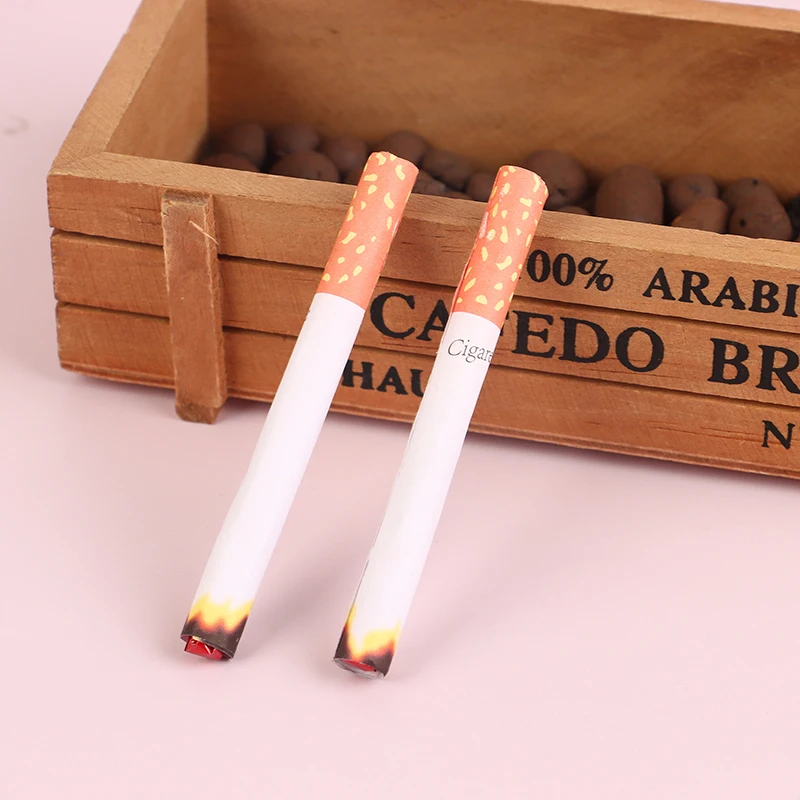 Funny Fake Smoking Cigarettes Lint End Practical Jokes Trick Prank Toy Joke Prank Fags Lit End Realistic Props Halloween