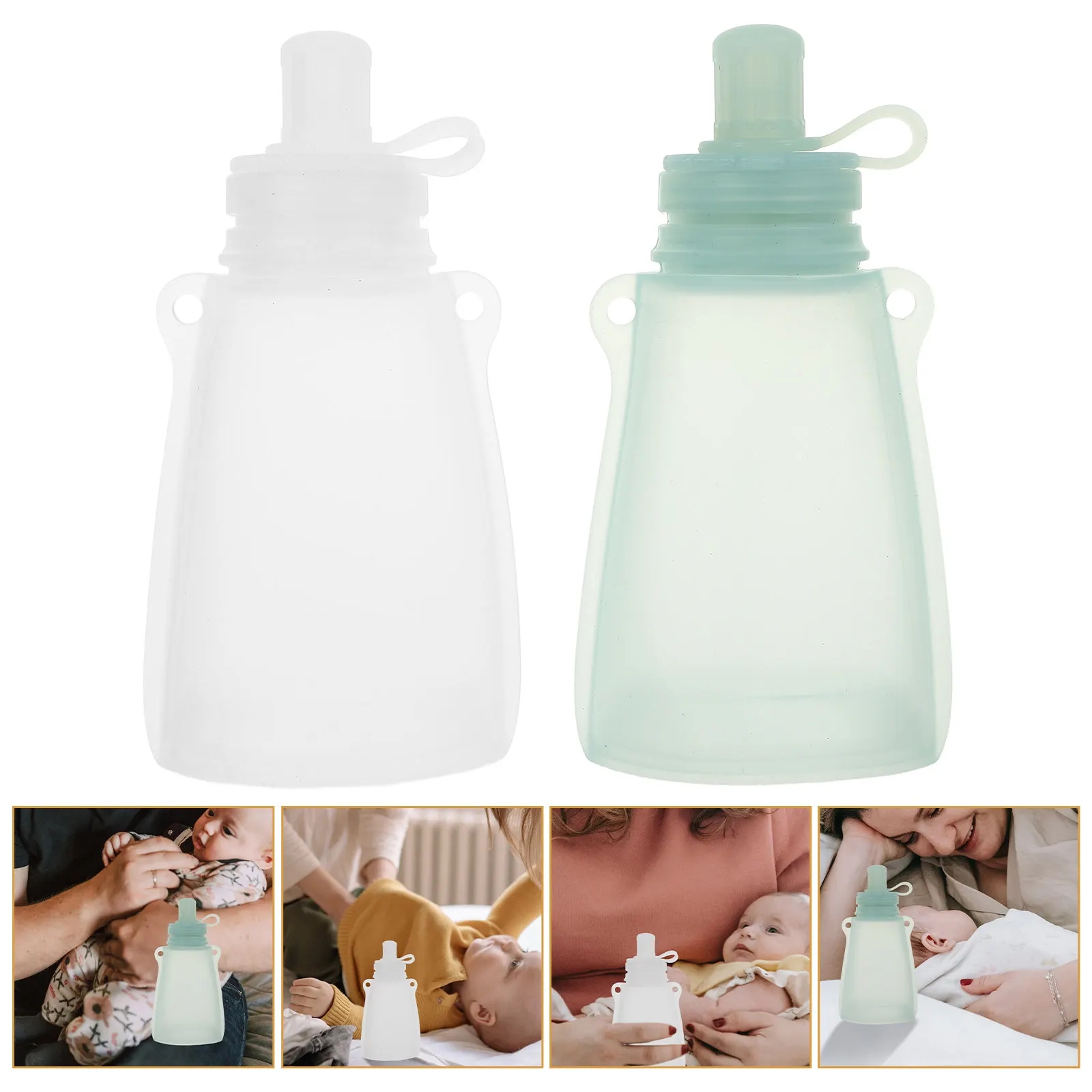 2-sacos-de-armazenamento-de-leite-materno-120ml-a-prova-de-vazamento-grau-alimenticio-para-congelador-geladeira-viagem-maes-que-amamentam