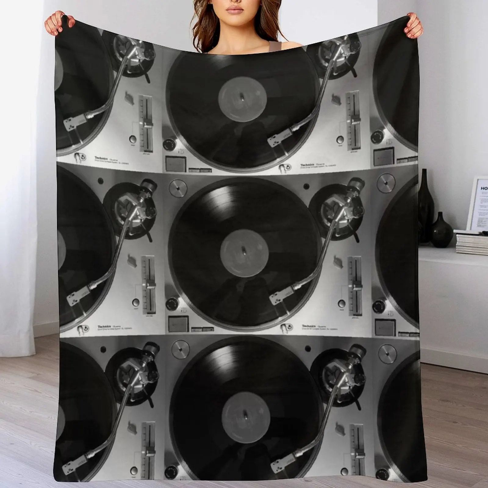 

Technics SL-1200GR Turntable Throw Blanket Hairys Decoratives Tourist Fashion Sofas Blankets