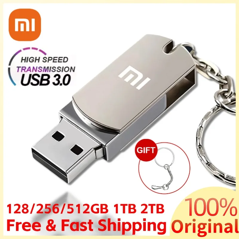 XIAOMI 2 IN 1 chiavetta USB 3.0 da 16TB Pen Drive ad alta velocità da 2TB PenDrive di tipo C impermeabile IN metallo per dispositivi di archiviazione del Computer