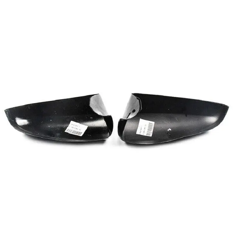 Real Carbon Fiber Door Side Rear View Mirror Cover Caps Add For BMW M6 F06 F12 F13 2012-18