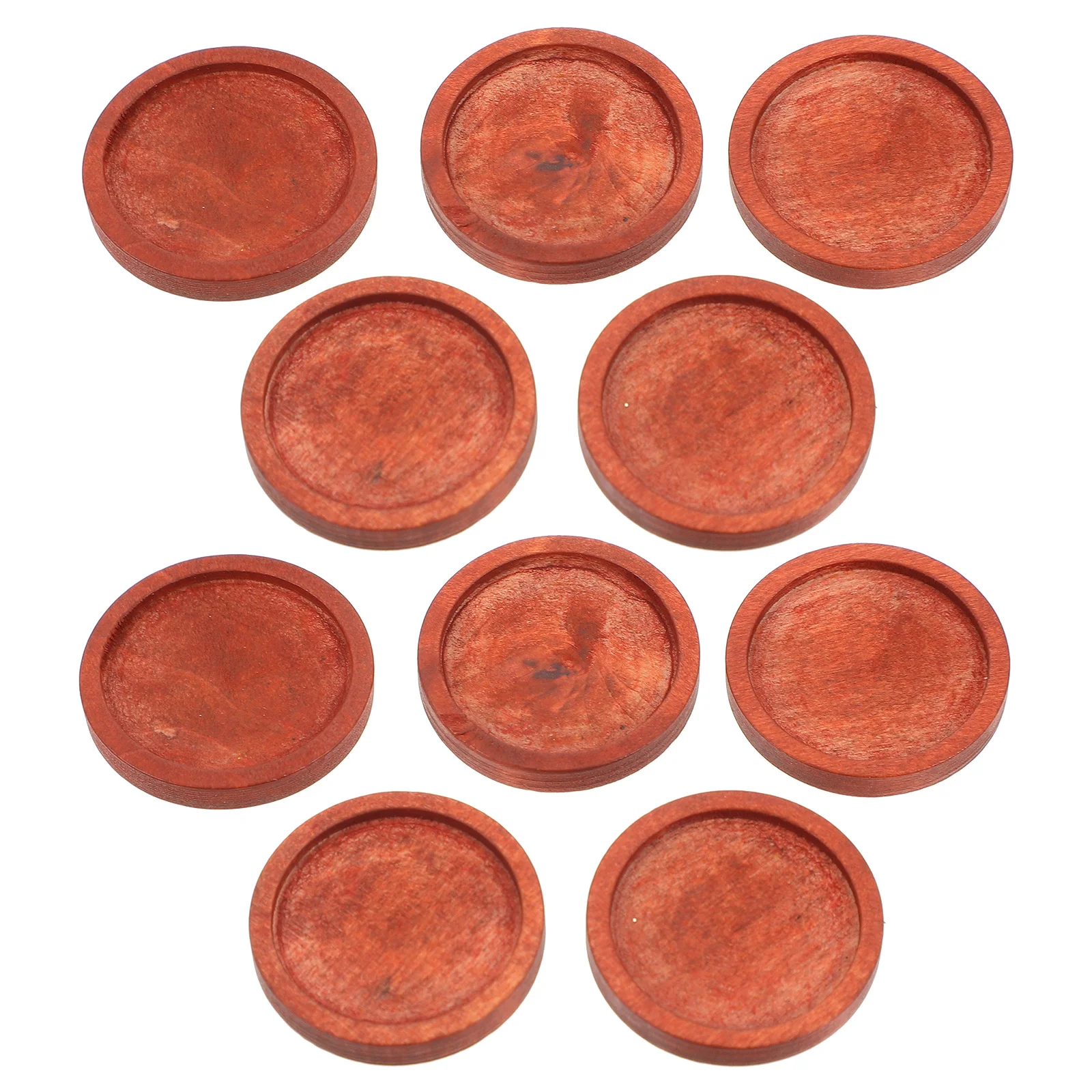 10 قطعة قاعدة خشبية لغطاء زجاجي منصة خشبية صغيرة حامل عرض ديكور زهرة أبدية ديكور المنزل الحرف المشهد الصغير