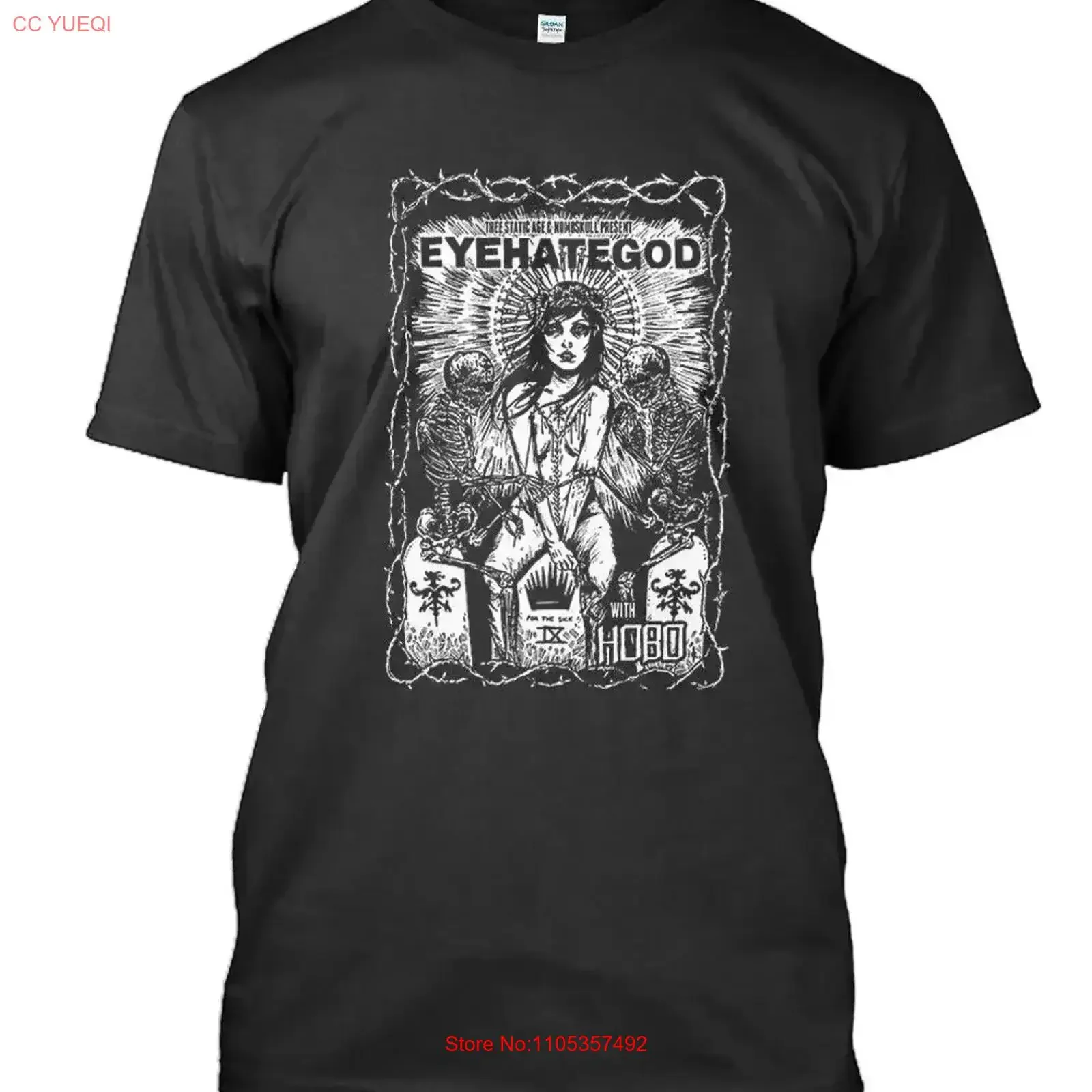 Limited Eye Hate God sludge metal Band T Shirt 2021 Size S 5XL vintage Washed Versatile Unisex Slightly Soft