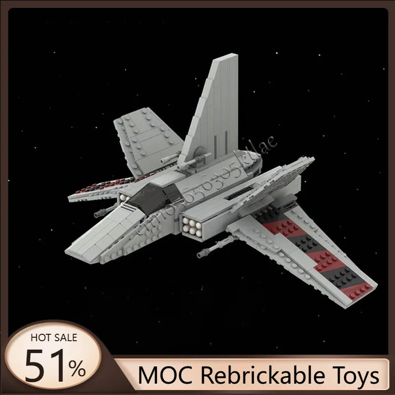 

662 PCS MOC Technology Star Wing Space Series Model Building Block Diy Creative Assembly Learning Bricks Toys Kid Birthday Gifts