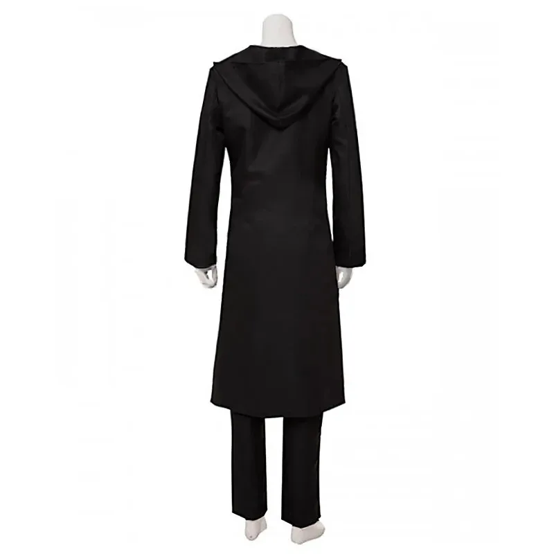 예거 애니메이션 타이탄 의상 가발 코스프레 에렌 예거 블랙 후드 트렌치 티셔츠 바지 할로윈 의상 sk;m1