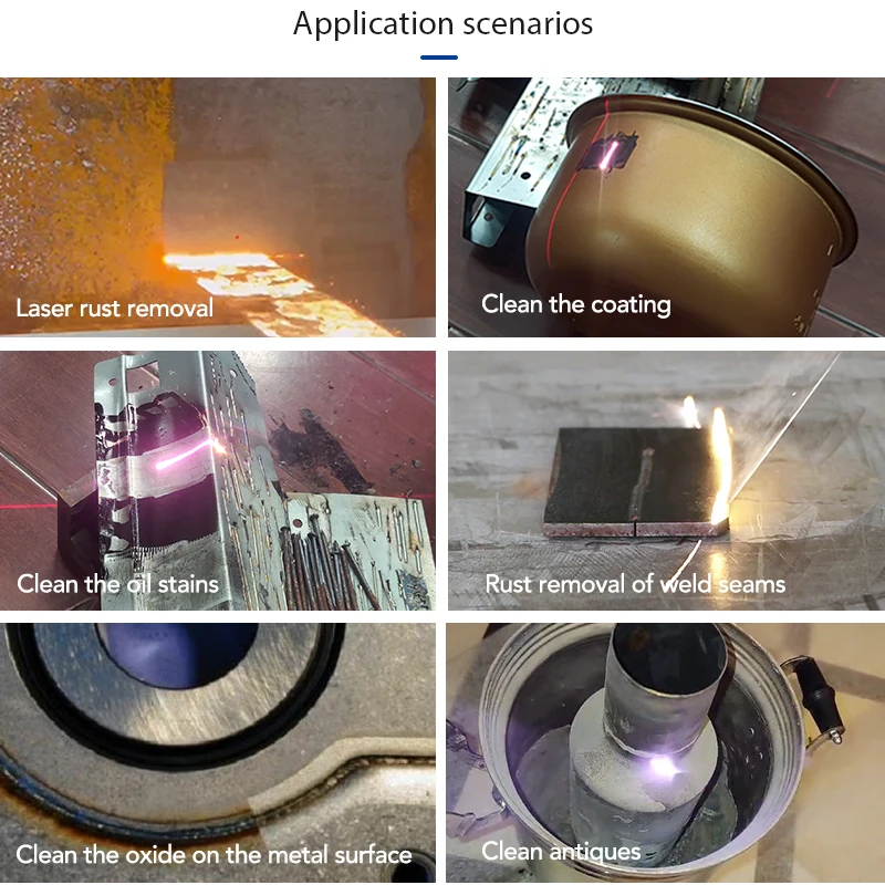 Ship Cleaning Continuous Laser Cleaner BK-FL2000M With RFL-C015H Laser And Factory Price
