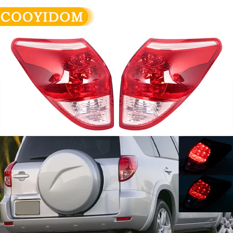 

Car Tail Light Assembly For Toyota RAV4 2005 2006 2007 2008 Auto Rear Bumper Brake Lamp Cover Housing Taillight Car Accessories