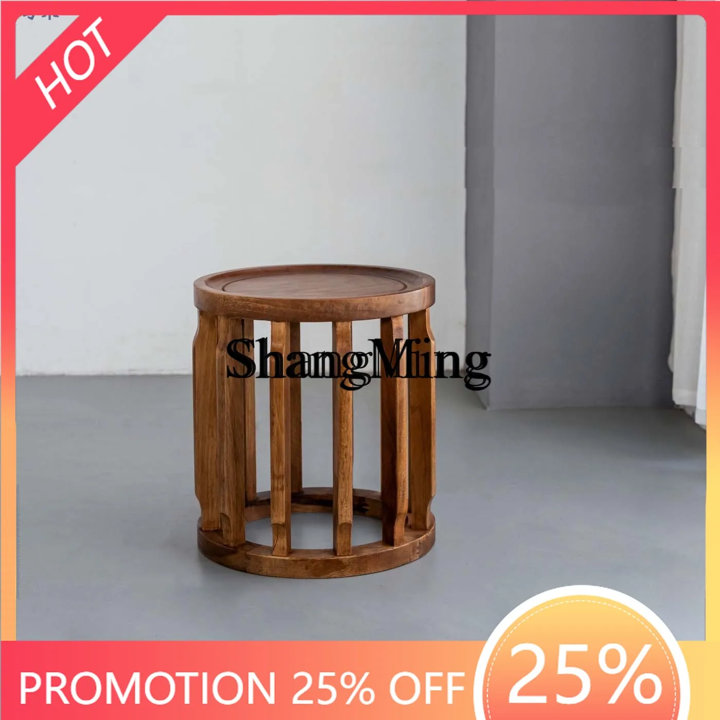 

FG good-looking walnut all solid wood stool office stool casual dressing stool
